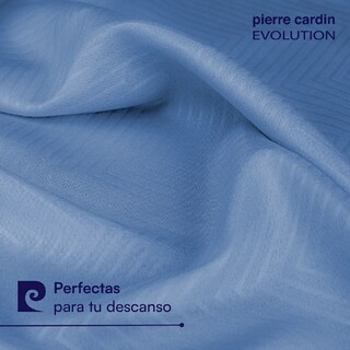 Foto 2 | Foto 2 | Juego De Sábanas Individual 100% Microfibra Pierre Cardin Azul