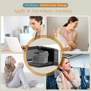 Foto 7 | Foto 7 | Almohadilla Térmica Uncn Para Aliviar El Dolor De Cuello Con Funda Lavable Color Gris - Venta Internacional.