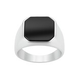 Anillo De Plata .925 Crixus Joyería De Ónix