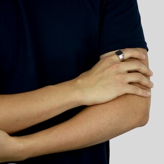 Foto 5 | Foto 5 | Anillo De Plata .925 Crixus Joyería De Ónix