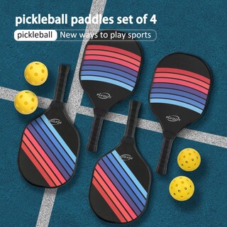 Foto 5 | Foto 5 | Set De Palas De Pickleball Flydot Con 4 Pelotas Y Bolsa De Transporte Color Negro - Venta Internacional.
