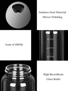 Foto 6 | Foto 6 | Salero Y Pimentero Verdental Vaso Grande De 450 Ml Con Etiquetas - Venta Internacional.