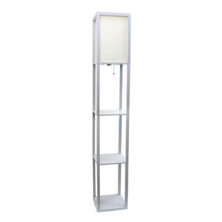 Foto 5 | Foto 5 | Lámpara De Pie Simple Designs Lf1014-gry-2pk Etagere Paquete De 2 Gris - Venta Internacional.