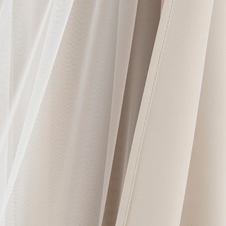 Foto 6 | Foto 6 | Cortinas Bujasso Beige 80% Opacas Con Revestimiento Transparente  230 X 228 Cm - Venta Internacional.