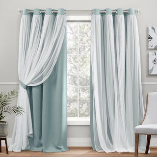 Foto 1 | Foto 1 | Cortinas Town & Country Luxe Talia De Doble Capa 52 X 213 Cm Paquete De 2 - Venta Internacional.