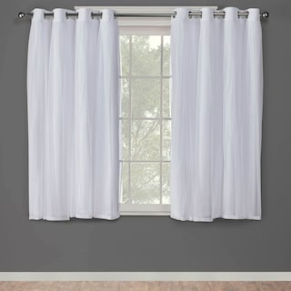 Foto 2 | Foto 2 | Cortinas Town & Country Luxe Talia De Doble Capa 52 X 213 Cm Paquete De 2 - Venta Internacional.