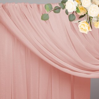 Foto 4 | Foto 4 | Telón De Fondo De Tela Para Drapear Wedding Arch Wokceer Blush 8 7 M X 6 M - Venta Internacional.