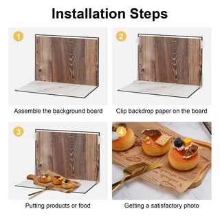 Foto 6 | Foto 6 | Kit De Telón De Fondo Para Fotografía De Productos Meking 9 Piezas 18 Patrones - Venta Internacional.