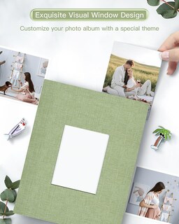 Foto 3 | Foto 3 | Álbum De Fotos Popotop 4x6 - 200 Fotos Con Funda De Lino - Venta Internacional.