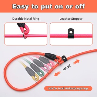 Foto 4 | Foto 4 | Correa Para Perros Slip Lead Fovrlzse Para Perros Pequeños Medianos Y Grandes X6 - Venta Internacional.
