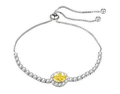 Foto 3 | Foto 3 | Pulseras De Bano De Plata Xtellar Mujer Zafiro Amarillo