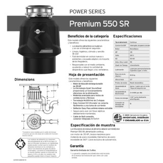 Foto 3 | Foto 3 | Triturador De Alimentos Insinkerator Premium 550 De 0.55 Hp