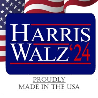 Foto 4 | Foto 4 | Letrero De Patio Kamala Harris Tim Walz 2024 Presidenta Demócrata - Venta Internacional.