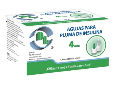 Foto 1 | Foto 1 | Agujas para Pluma de Insulina Dl 100 Piezas
