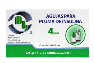 Foto 4 | Foto 4 | Agujas para Pluma de Insulina Dl 100 Piezas