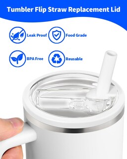 Foto 3 | Foto 3 | Vaso Stanley Con Tapa Abatible De Repuesto 1.2 L 40 Oz 2 Unidades - Venta Internacional.