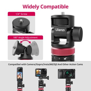Foto 3 | Foto 3 | Trípode Para Selfies Ulanzi Mt-71 Invisible Largo Y Extensible 150 Cm - Venta Internacional.