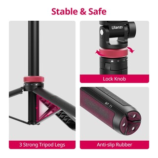 Foto 4 | Foto 4 | Trípode Para Selfies Ulanzi Mt-71 Invisible Largo Y Extensible 150 Cm - Venta Internacional.