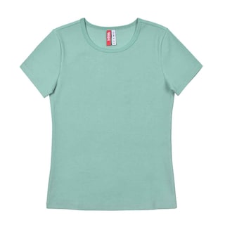 Foto 1 | Foto 1 | Playera De Manga Corta Para Mujer Cuello Redondo Deportiva Mod 23-039 Menta Jiko Ai