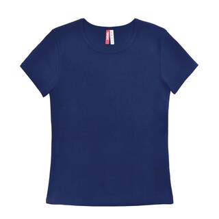 Foto 1 | Foto 1 | Playera De Manga Corta Para Mujer Cuello Redondo Deportiva Mod 23-039 Navy Jiko Ai