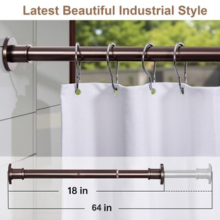 Foto 6 | Foto 6 | Barra De Cortina De Ducha Briofox Ajustable 45-163 Cm De Acero Inoxidable - Venta Internacional.