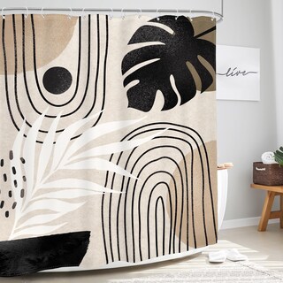 Foto 3 | Foto 3 | Cortina De Ducha Glawry Boho Mid Century Abstract 153 X 180 Cm - Venta Internacional.