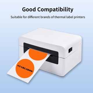 Foto 6 | Foto 6 | Etiquetas Térmicas Starliboo Redondas De 5 Cm Para Rollo & Munbyn (600) - Venta Internacional.