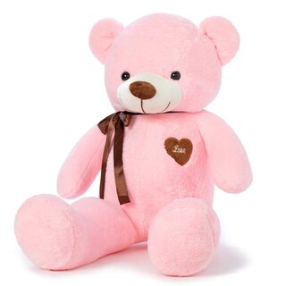 Foto 1 | Foto 1 | Oso De Peluche Yunnasi Grande 80 Cm Con Corazón De Amor Rosa - Venta Internacional.