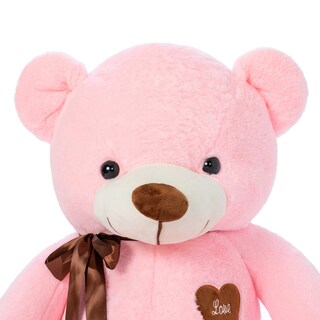 Foto 4 | Foto 4 | Oso De Peluche Yunnasi Grande 80 Cm Con Corazón De Amor Rosa - Venta Internacional.