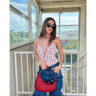 Foto 6 | Foto 6 | Bandolera Jw Pei Harlee Para Mujer En Piel Vegana Roja - Venta Internacional.