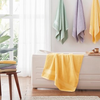 Foto 6 | Foto 6 | Juego De Toallas Cozyart De Algodón Turco De Lujo De Color Amarillo Claro 650 G/m² 6 Unidades - Venta Internacional.