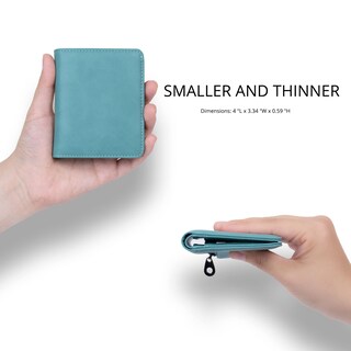 Foto 2 | Foto 2 | Monedero Rfid Alldaily Small Para Mujer Delgado Y Compacto Azul - Venta Internacional.