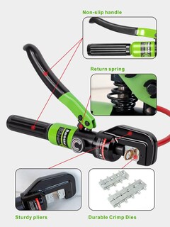 Foto 4 | Foto 4 | Engarzador De Terminales De Cable De Batería De Alambre Hidráulico 10t Amzcnc - Venta Internacional.
