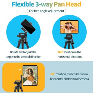 Foto 4 | Foto 4 | Soporte Para Trípode Aureday De 64 Pulgadas Extensible Con Control Remoto Para Teléfono Y Cámara - Venta Internacional.