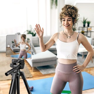 Foto 7 | Foto 7 | Soporte Para Trípode Aureday De 64 Pulgadas Extensible Con Control Remoto Para Teléfono Y Cámara - Venta Internacional.