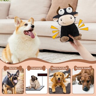 Foto 4 | Foto 4 | Juguete De Peluche Wintour Puppy Squeaky Teething Para Perros Pequeños Y Medianos - Venta Internacional.