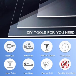 Foto 4 | Foto 4 | Lámina Acrílica Adtda De 16 X 20 Cm 3 Mm De Grosor Plexiglás Transparente Paquete De 4 - Venta Internacional.