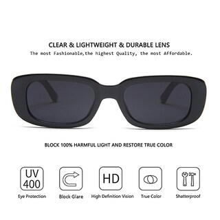Foto 6 | Foto 6 | Gafas De Sol Tskestvy Retro Vintage Small Square 90s Uv400 Para Mujer - Venta Internacional.