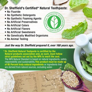 Foto 4 | Foto 4 | Pasta De Dientes Extra Blanqueadora Natural Certificada Por El Dr. Sheffield - Venta Internacional.