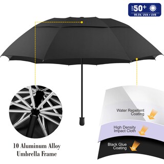 Foto 4 | Foto 4 | Paraguas De Golf Hobvo Upf 50+ Con Pinza Ajustable Para Silla - Venta Internacional.