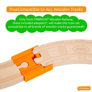 Foto 6 | Foto 6 | Set de Tren de Madera Orbrium Lift and Load con Grúa Magnética 66 Piezas- Venta Internacional