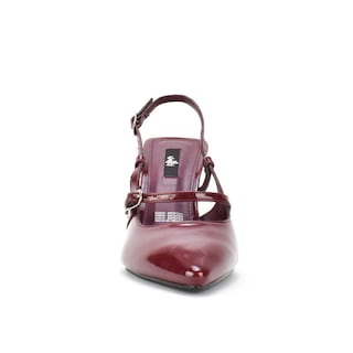 Foto 4 | Foto 4 | Zapatilla Mule Puntal Casual Charol Para Mujer Walki Noelia Vino