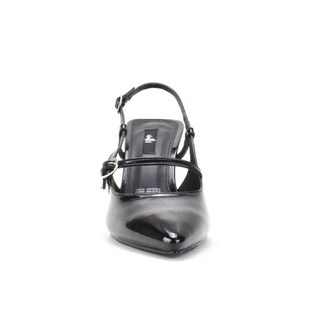 Foto 4 | Foto 4 | Zapatilla Mule Puntal Casual Charol Para Mujer Walki Noelia Negro