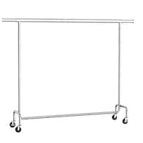 Perchero Extensible Portátil Fácil De Montar Plateado