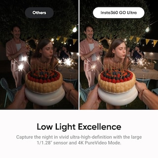Foto 5 | Foto 5 | Cámara Insta360 Go Ultra Standard Bundle Midnight Black 4k - Venta Internacional.