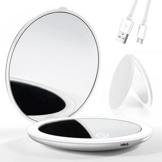 Foto 2 | Foto 2 | ''espejo Con Led Luz Recargable Para Maquillaje Portatil 1x2blanco ''