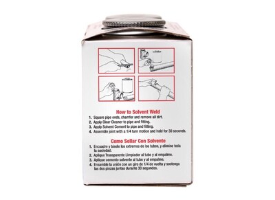 Foto 7 | Foto 7 | Kit De Soldadura Oatey 30252 De Cemento Negro Medio Para Abs De 120 Ml - Venta Internacional.