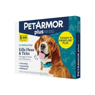Foto 1 | Foto 1 | Prevención De Pulgas Y Garrapatas Para Perros Petarmor Plus 6 Dosis - Venta Internacional.