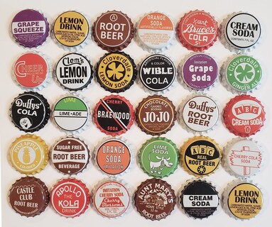 Foto 7 | Foto 7 | Tapones Para Botellas De Refresco De 100 Marcas Clásicas Vintage (31 75 Mm) - Venta Internacional.