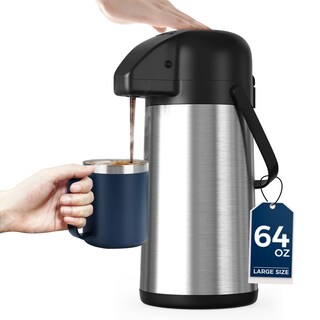 Foto 1 | Foto 1 | Dispensador De Bebidas Calientes De Acero Inoxidable Gezoss Coffee Carafe 1 9 L - Venta Internacional.